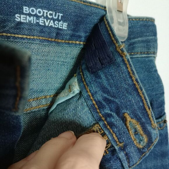 ⭐ The Children's Place Girls Kids Bootcut Denim Jeans Pants NWT sz: 12 husky - Picture 7 of 8